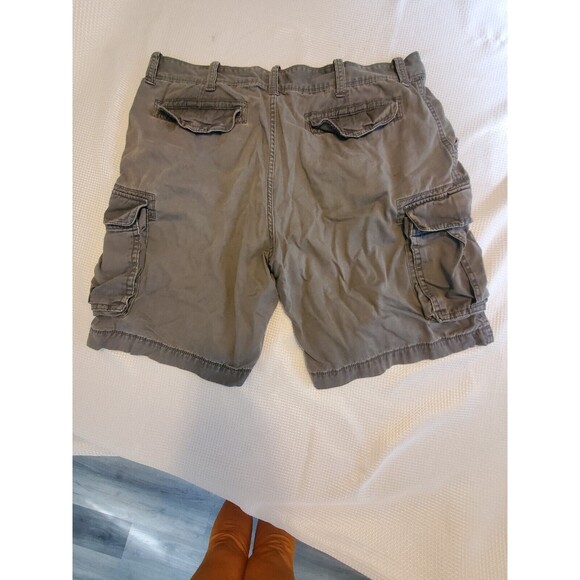 FOUNDRY MEN'S SHORTS GRAY SIZE 44 COTTON CARGO HIKING OUTDOOR CAMPING FISHING - Picture 3 of 5